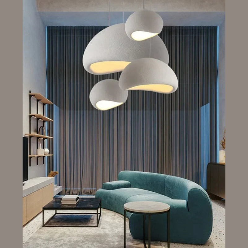 Wabi Sabi Collection | Mushroom Chandelier Light with Soft Ambient Glow