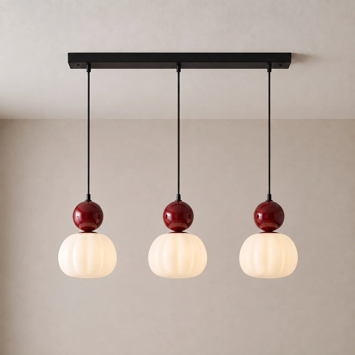 Art Deco Pendant Light | Geometric Design with Adjustable Height