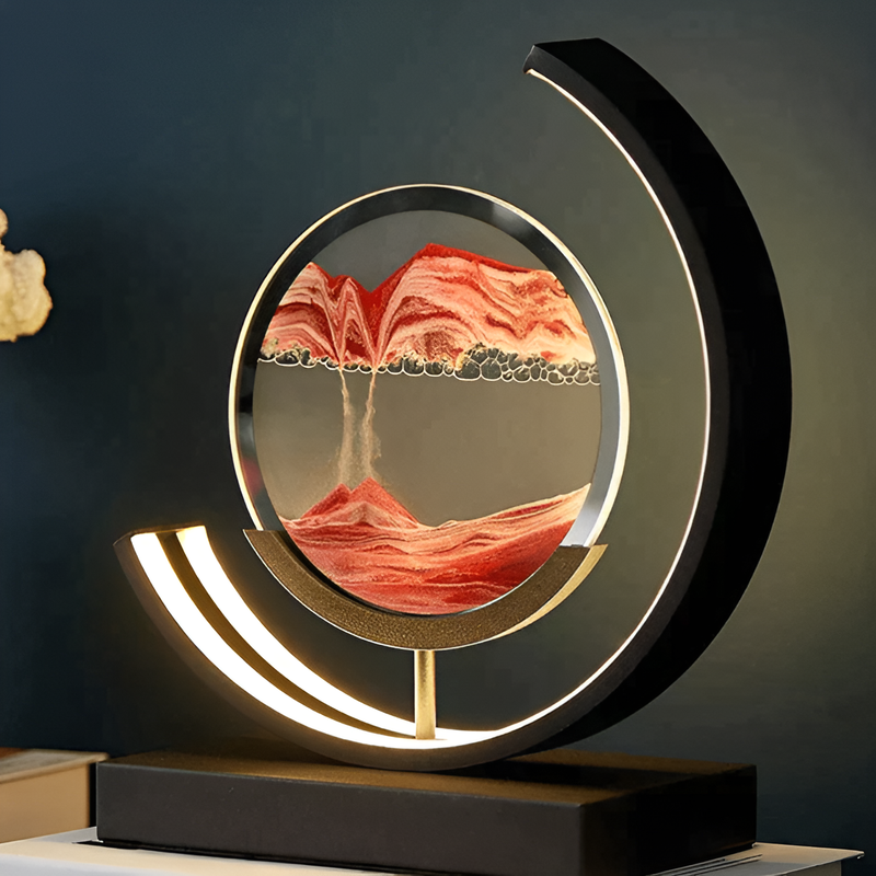 Artistic LED Table Lamp with Adjustable Tri-Color Lighting