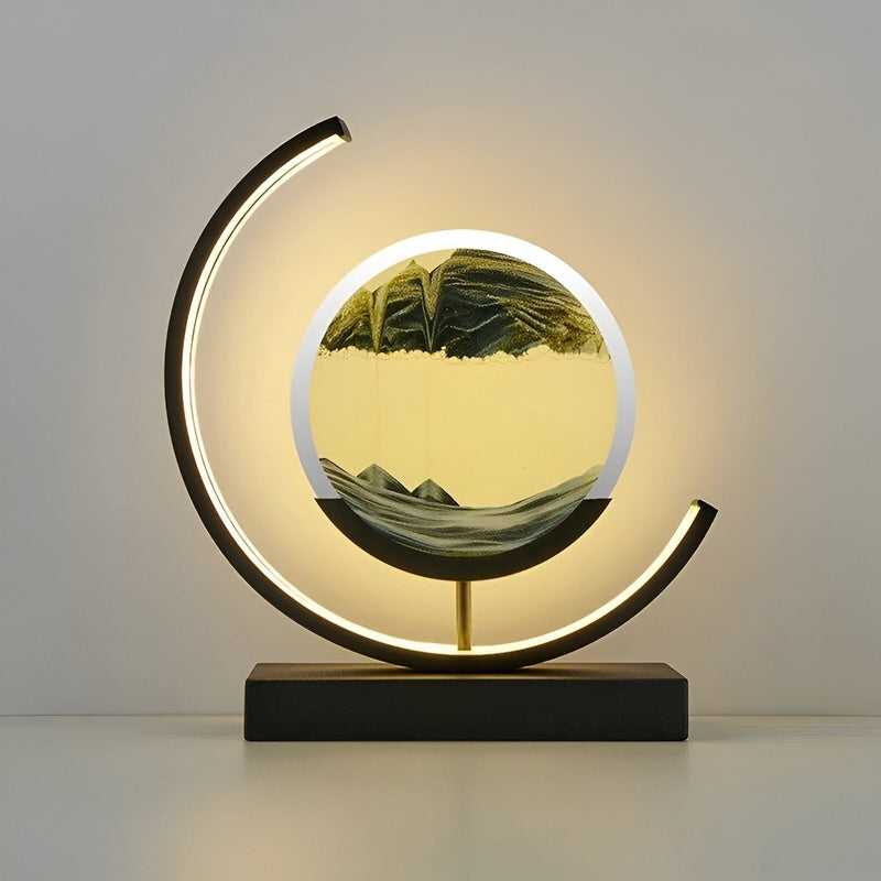 Artistic LED Table Lamp with Adjustable Tri-Color Lighting