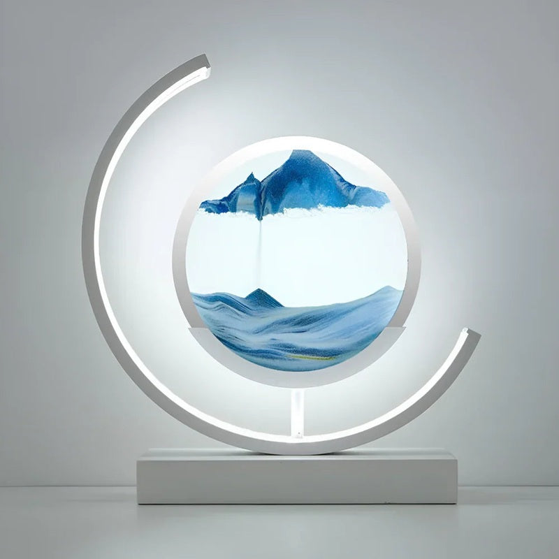 Artistic LED Table Lamp with Adjustable Tri-Color Lighting