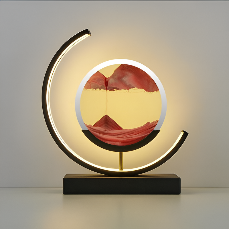 Artistic LED Table Lamp with Adjustable Tri-Color Lighting