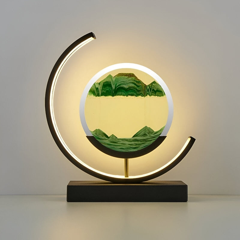 Artistic LED Table Lamp with Adjustable Tri-Color Lighting