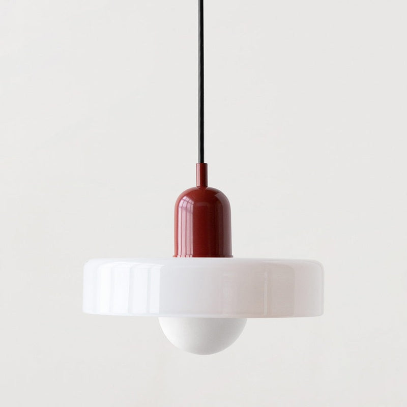 Bauhaus Collection | Glass Pendant Light with Adjustable Height