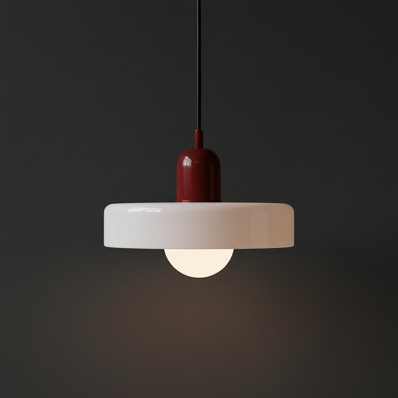 Bauhaus Collection | Glass Pendant Light with Adjustable Height