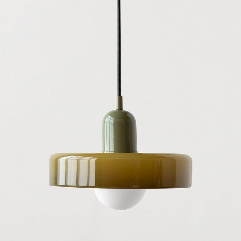 Bauhaus Collection | Glass Pendant Light with Adjustable Height