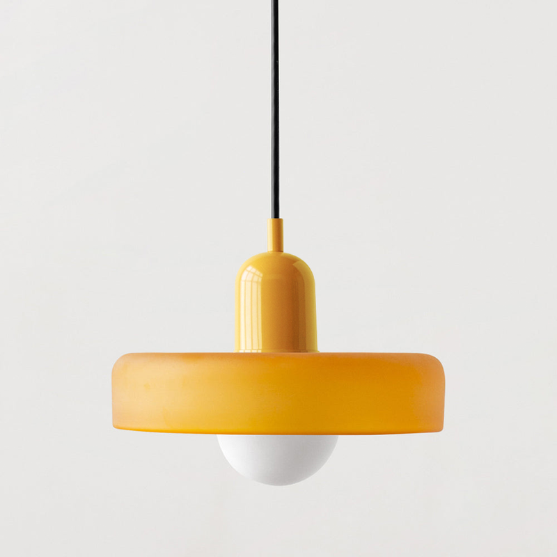 Bauhaus Collection | Glass Pendant Light with Adjustable Height