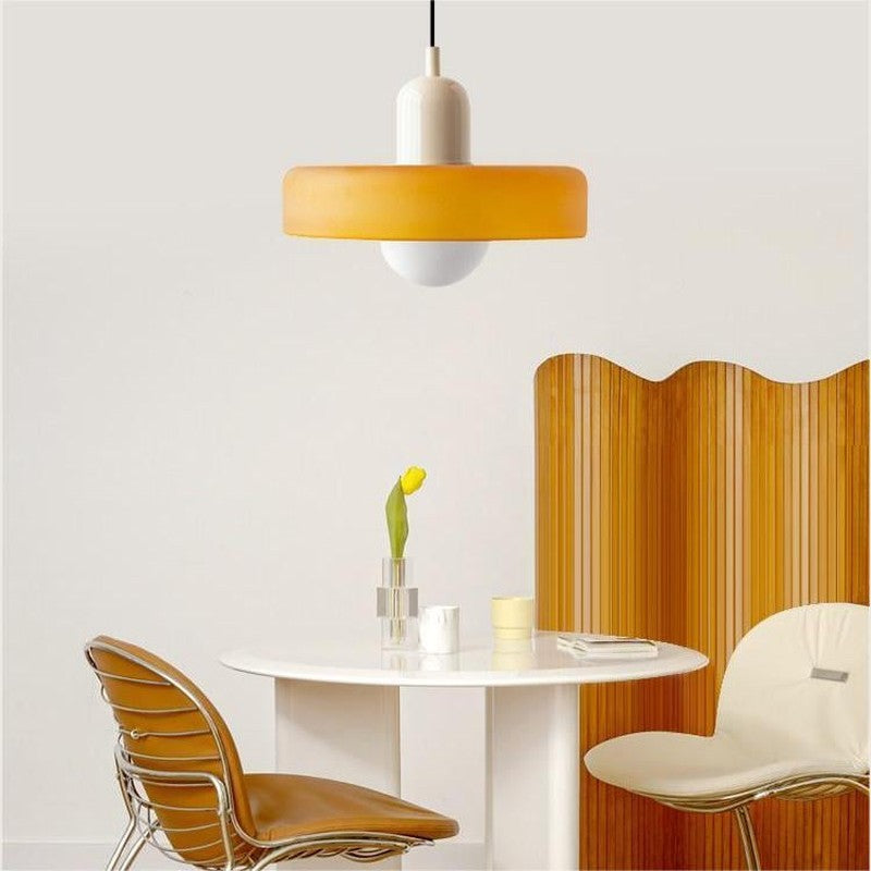 Bauhaus Collection | Glass Pendant Light with Adjustable Height