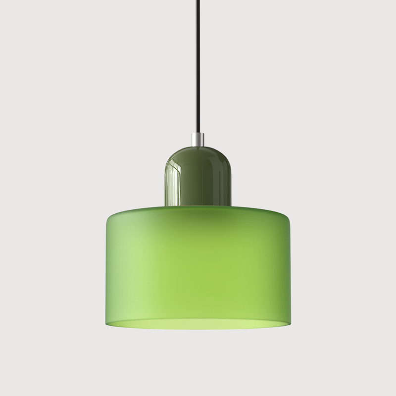 Bauhaus Collection | Glass Pendant Lighting with Colorful Elements