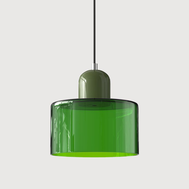 Bauhaus Collection | Glass Pendant Lighting with Colorful Elements
