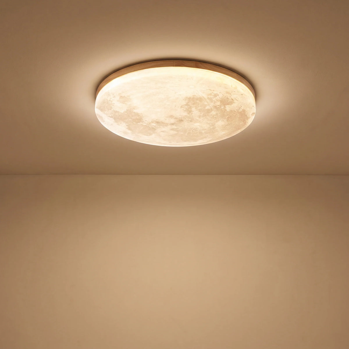 Celestial Glow | Flush Mount Ceiling Light with Dimmable LED Panel