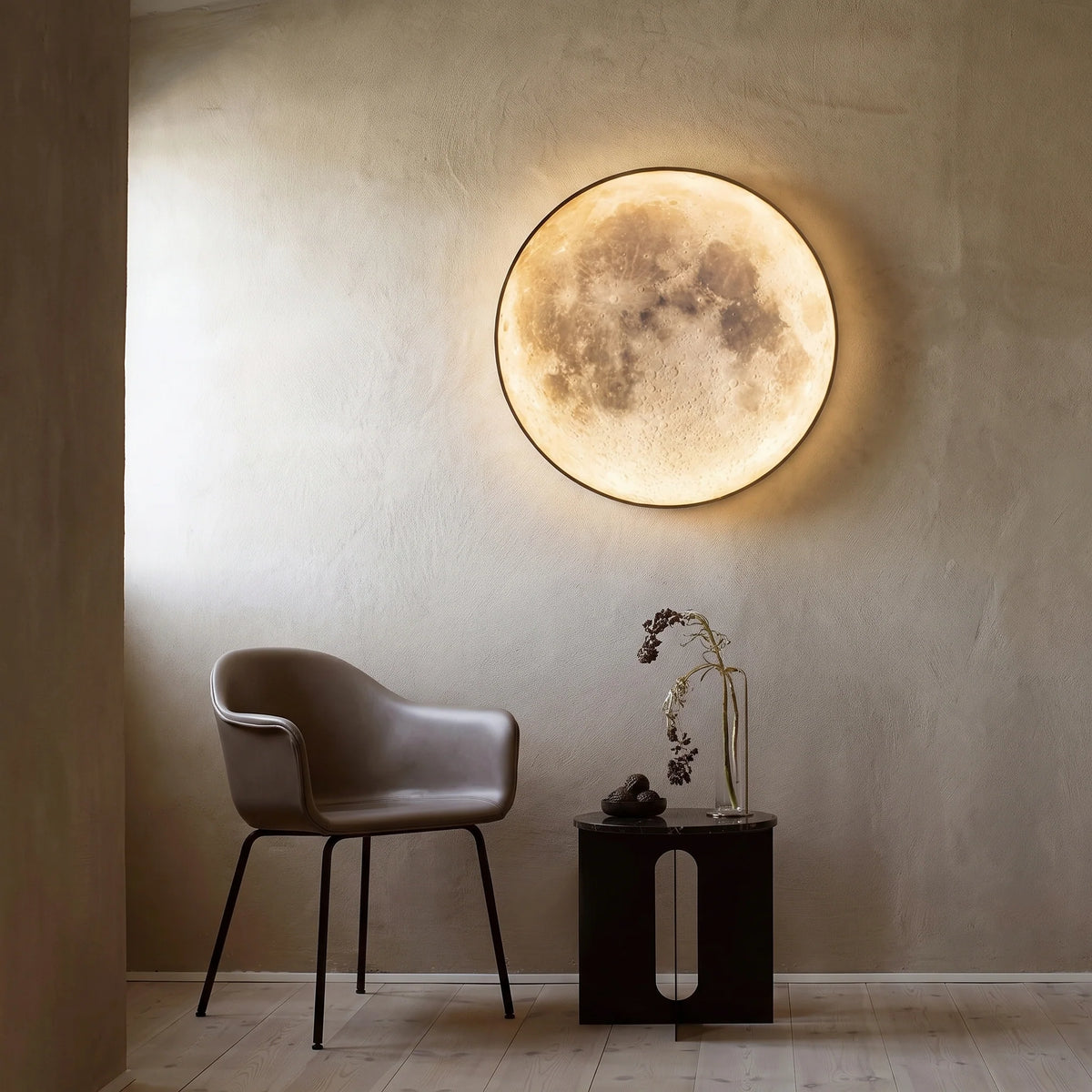 Celestial Glow | Wall Sconce Lighting with Realistic Lunar Design