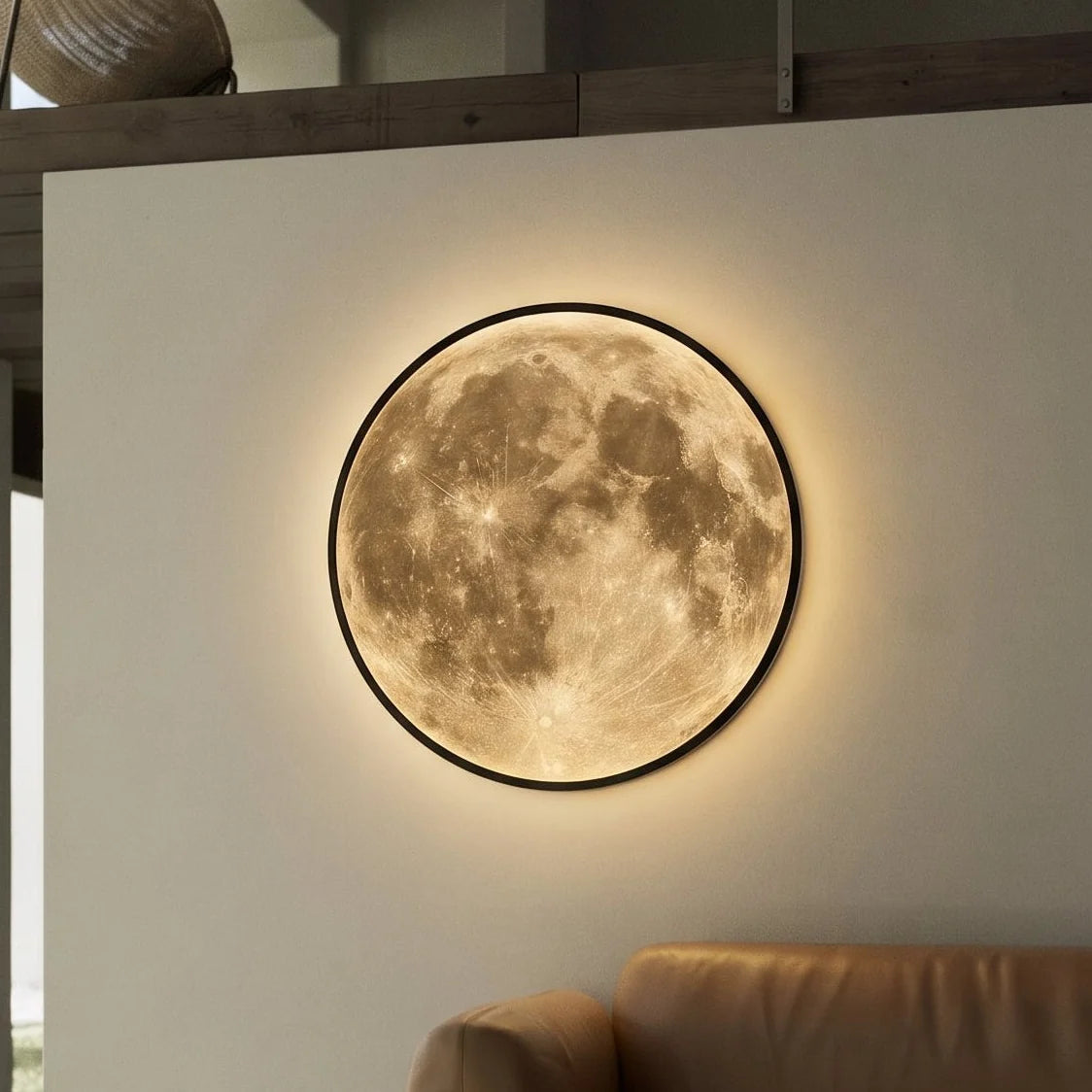 Celestial Glow | Wall Sconce Lighting with Realistic Lunar Design