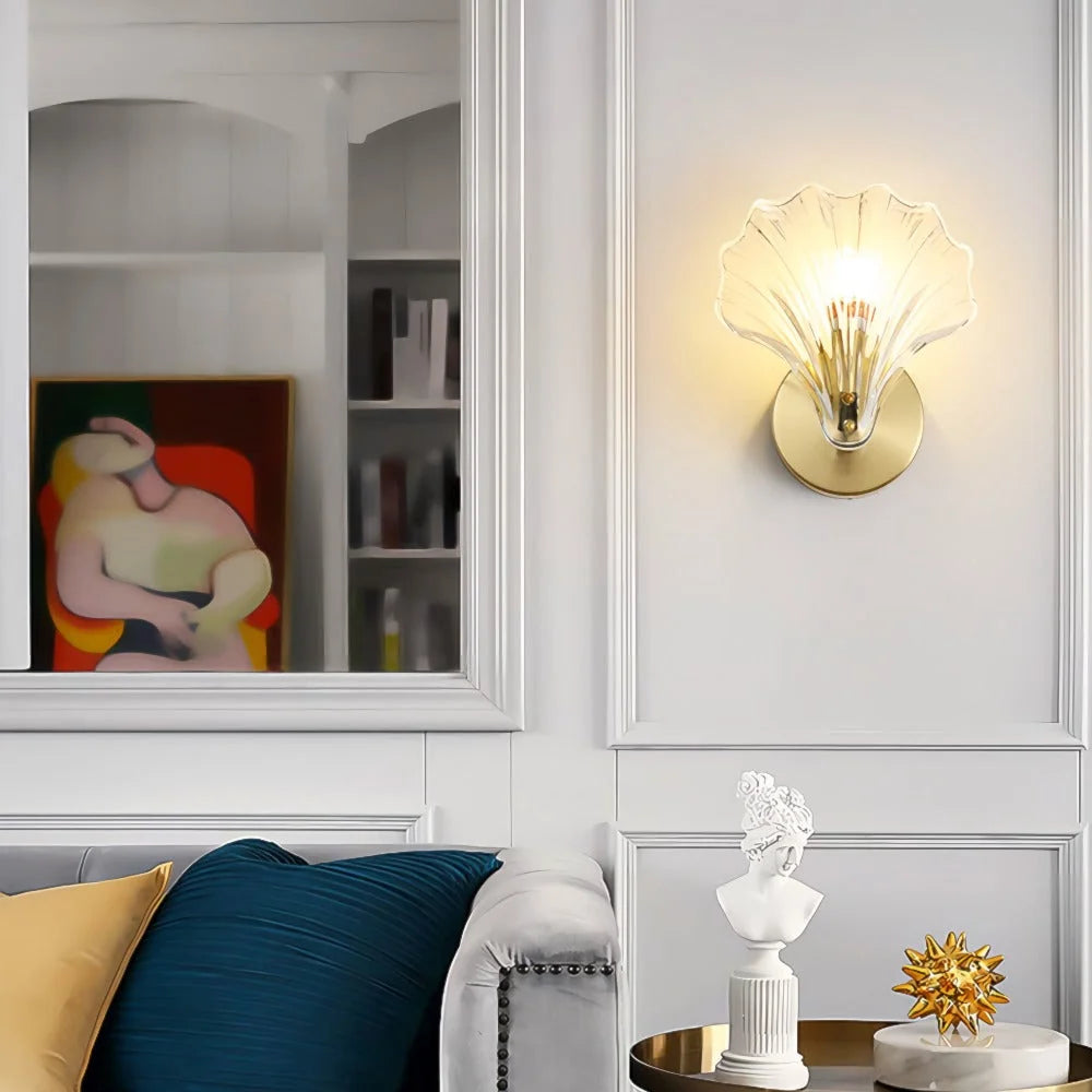 Coastal Elegance | Seashell Wall Light