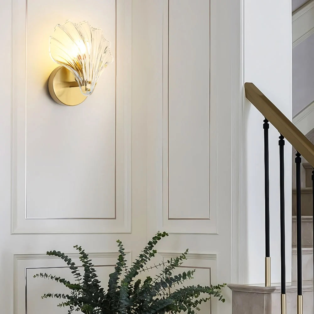 Coastal Elegance | Seashell Wall Light