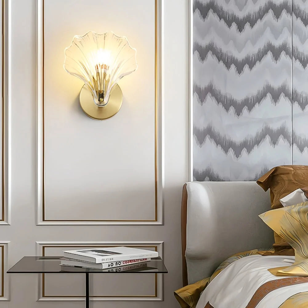 Coastal Elegance | Seashell Wall Light