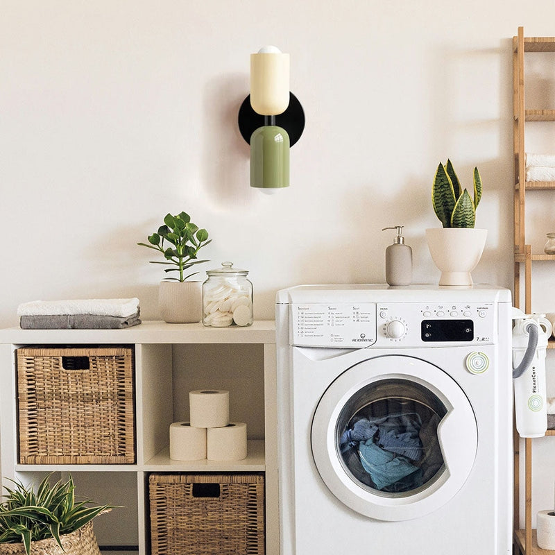 Contemporary Wall Lamp | Vertical Sconce Light with Dual Light Points