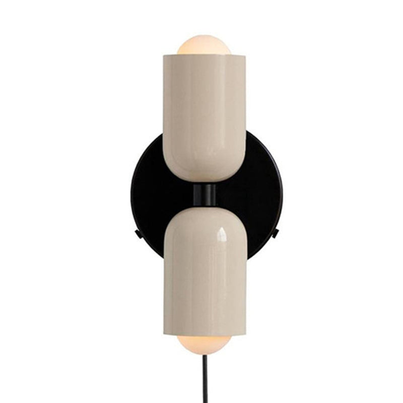 Contemporary Wall Lamp | Vertical Sconce Light with Dual Light Points