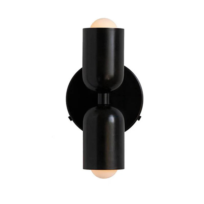 Contemporary Wall Lamp | Vertical Sconce Light with Dual Light Points