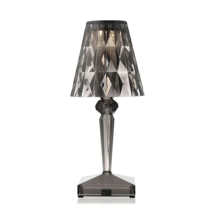 Cordless Crystal Touch Table Lamp with Adjustable Brightness