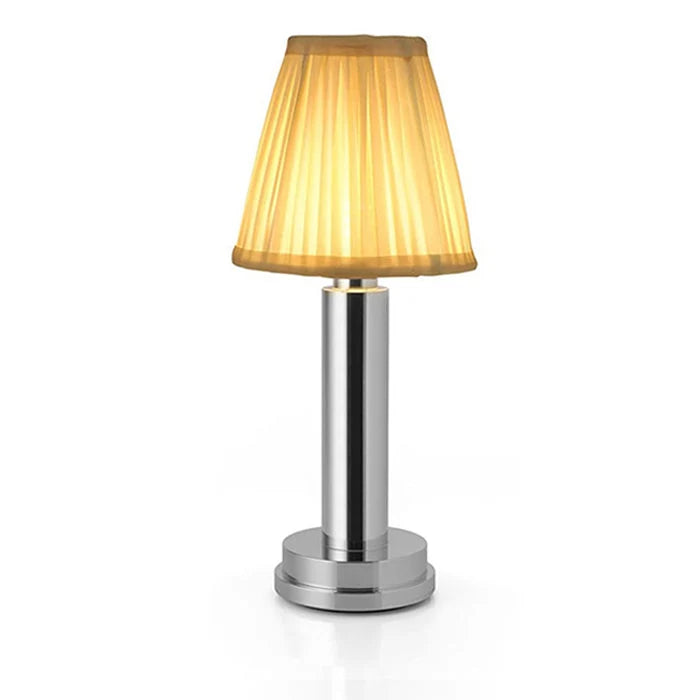 Cordless Fabric Table Lamp with Touch Control