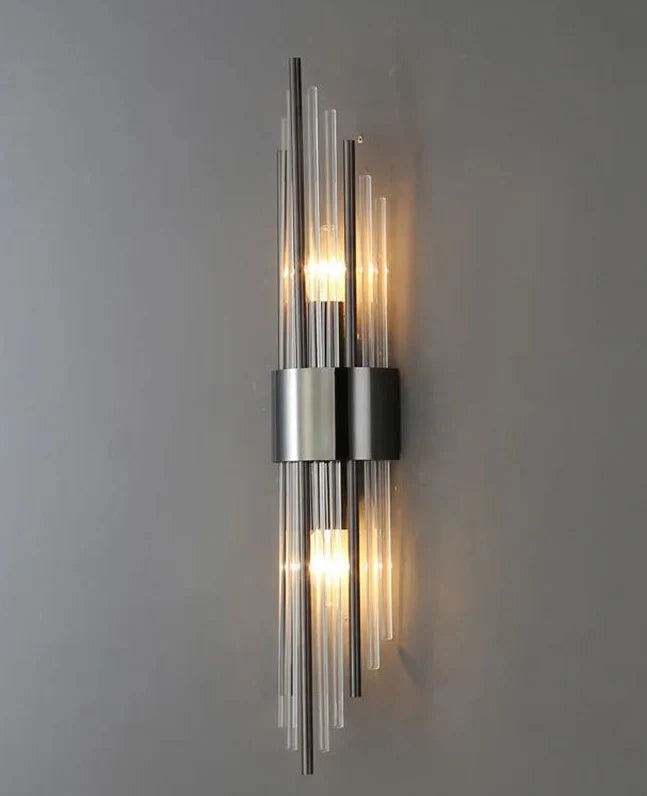 Crystal Rod Up Down Wall Light