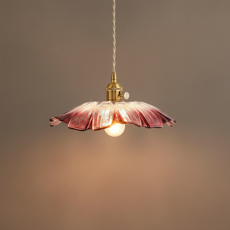 Cullivan Collection | Glass Pendant Light with Adjustable Length