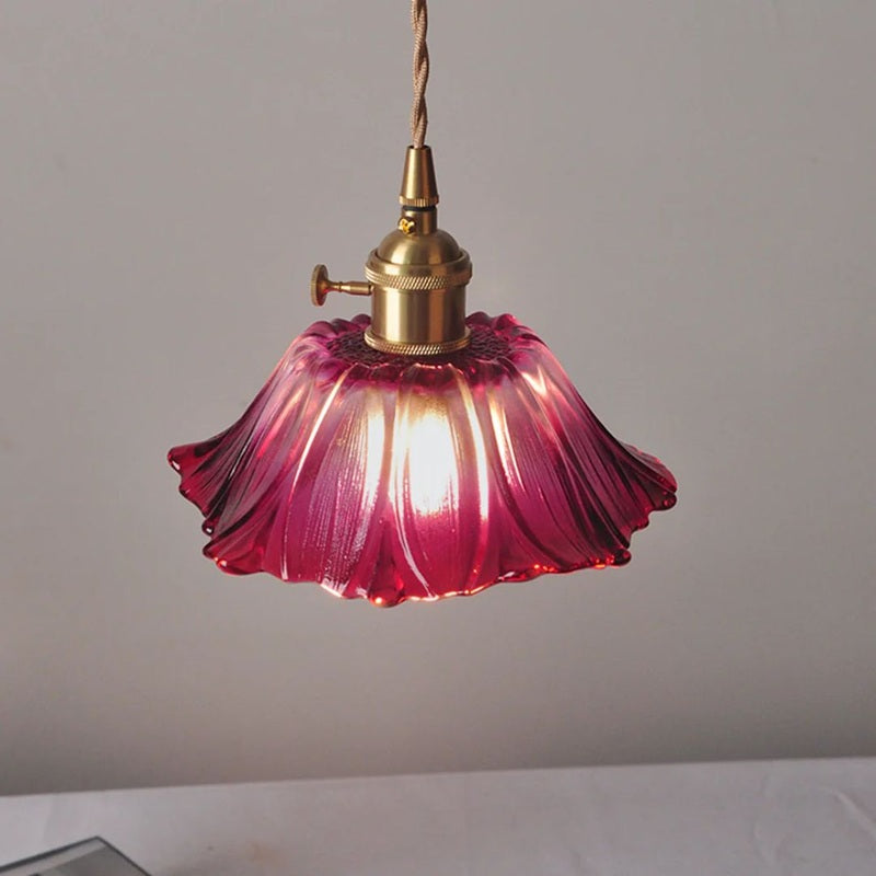 Cullivan Collection | Glass Pendant Light with Adjustable Length