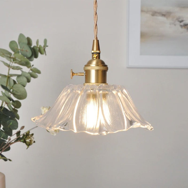 Cullivan Collection | Glass Pendant Light with Adjustable Length