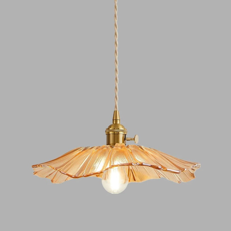 Cullivan Collection | Glass Pendant Light with Adjustable Length