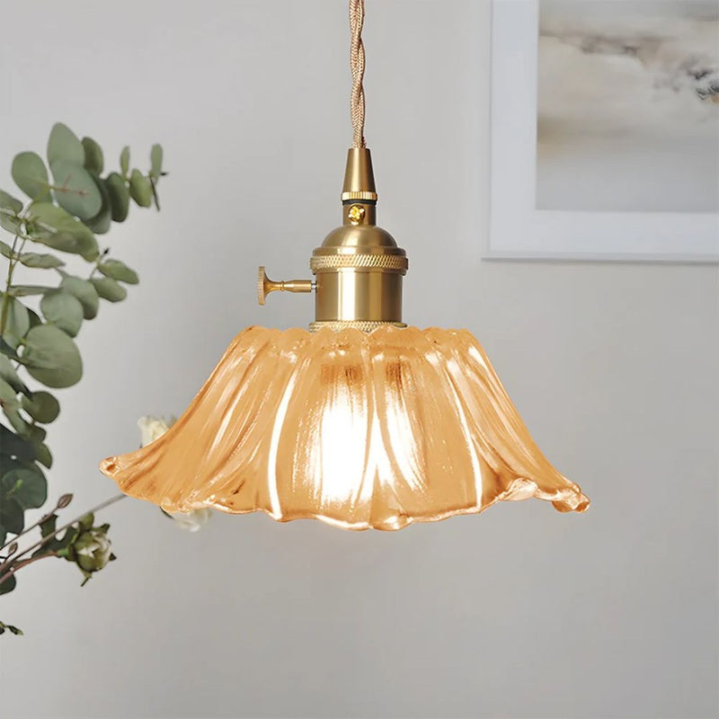 Cullivan Collection | Glass Pendant Light with Adjustable Length