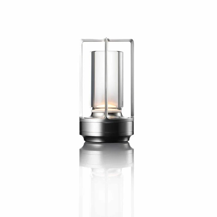Dimmable Cordless Aluminum Lantern Lamp with Touch Control