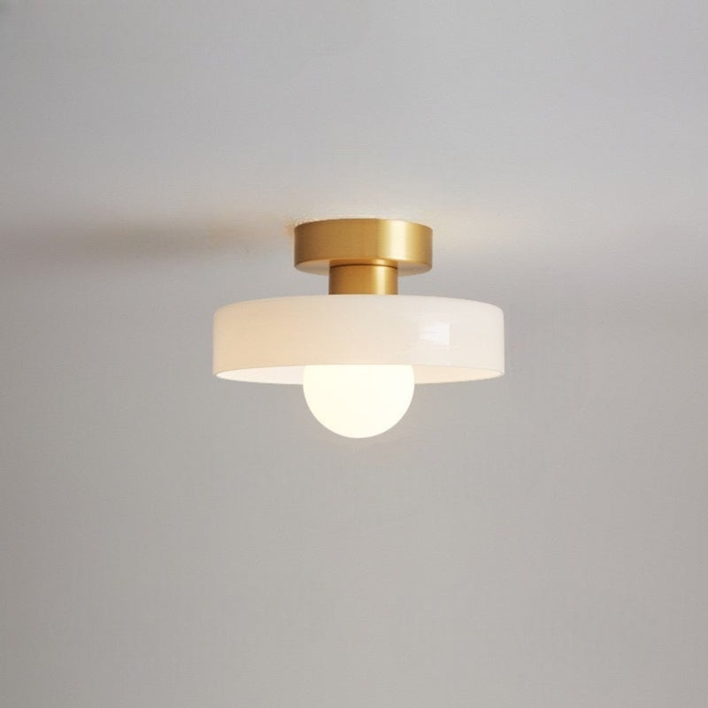 Elegant Bauhaus | Flush Mount Ceiling Light with Soft LED Illumination