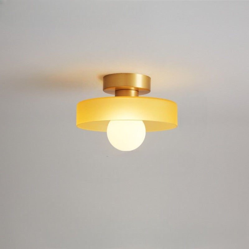 Elegant Bauhaus | Flush Mount Ceiling Light with Soft LED Illumination