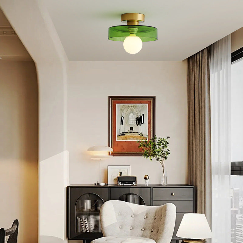 Elegant Bauhaus | Flush Mount Ceiling Light with Soft LED Illumination