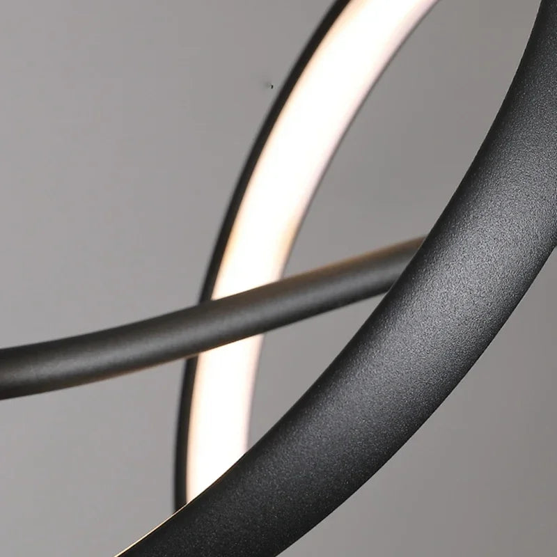 Elegant Curved Pendant Light for Kitchen Island
