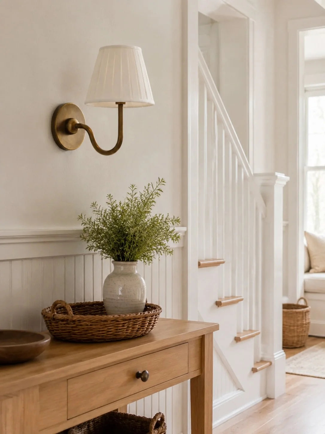 Elegant Fabric Drum Wall Sconce for Ambient Lighting