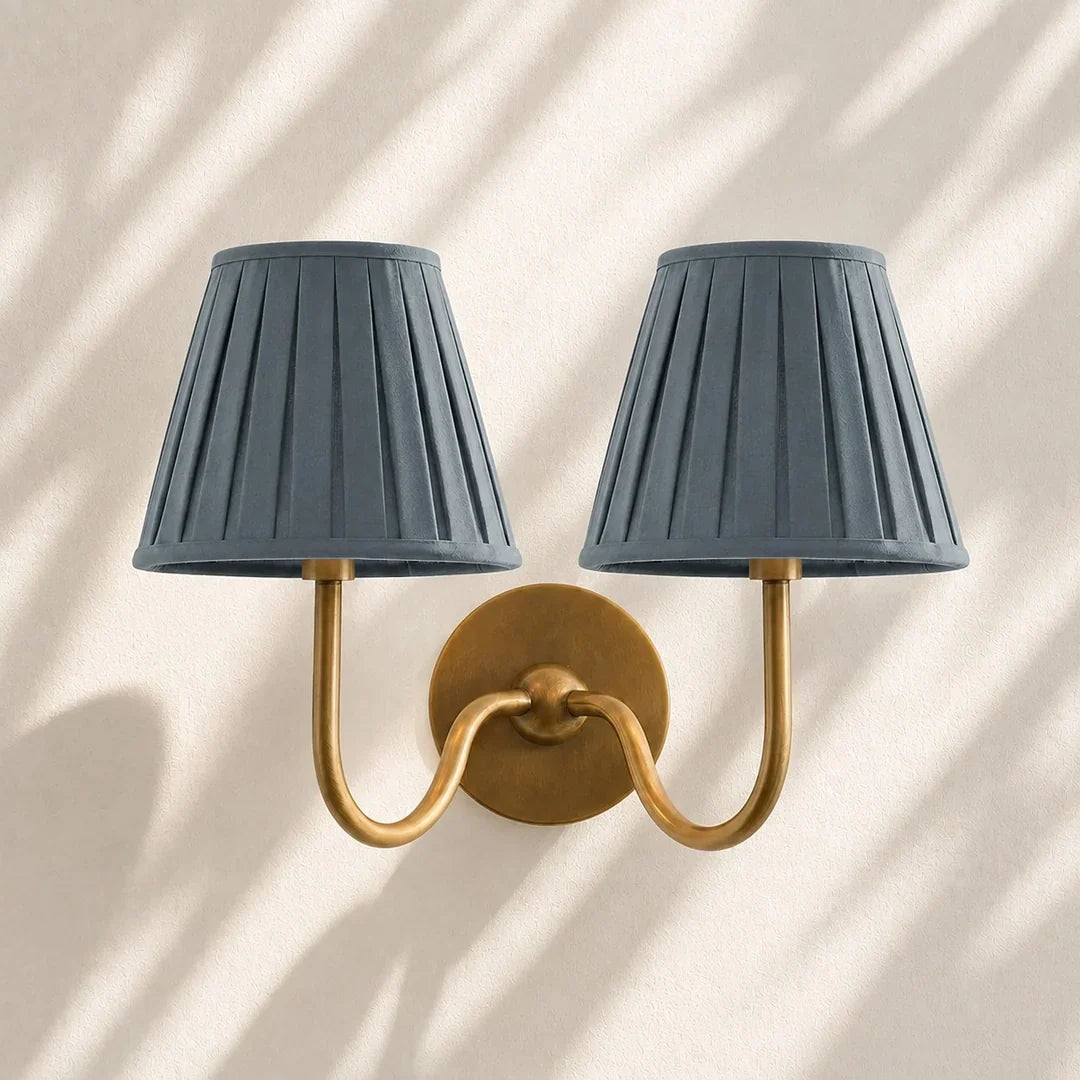 Elegant Fabric Drum Wall Sconce for Ambient Lighting