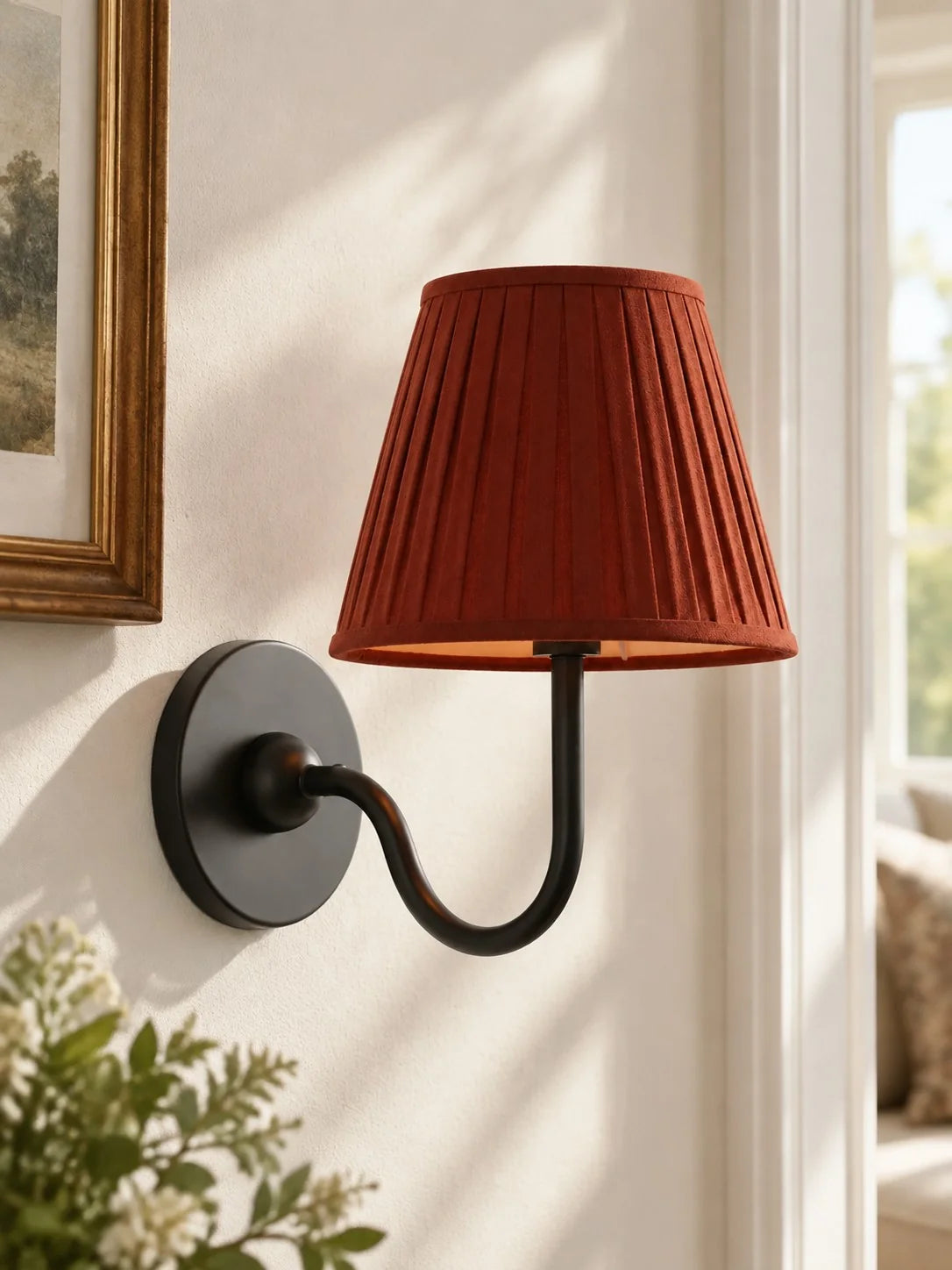 Elegant Fabric Drum Wall Sconce for Ambient Lighting