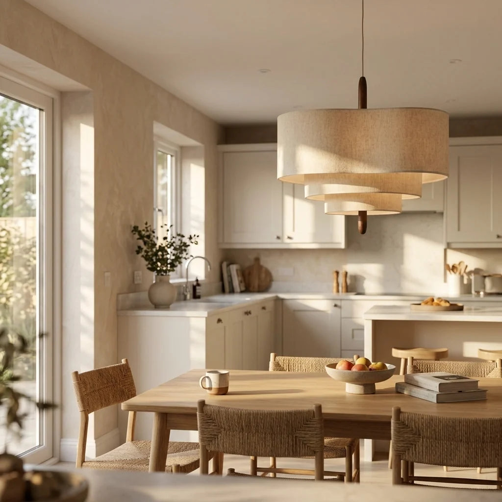 Elegant Fabric Pendant Light for Soft Ambient Glow