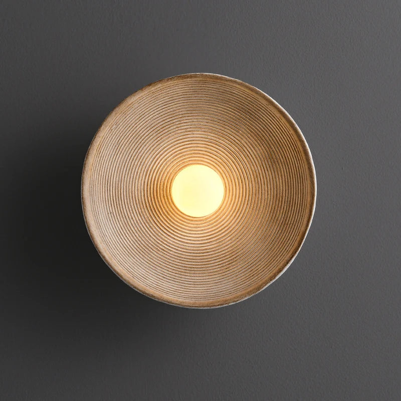 Elegant Japanese Wall Light | LED-Compatible Wooden Sconce