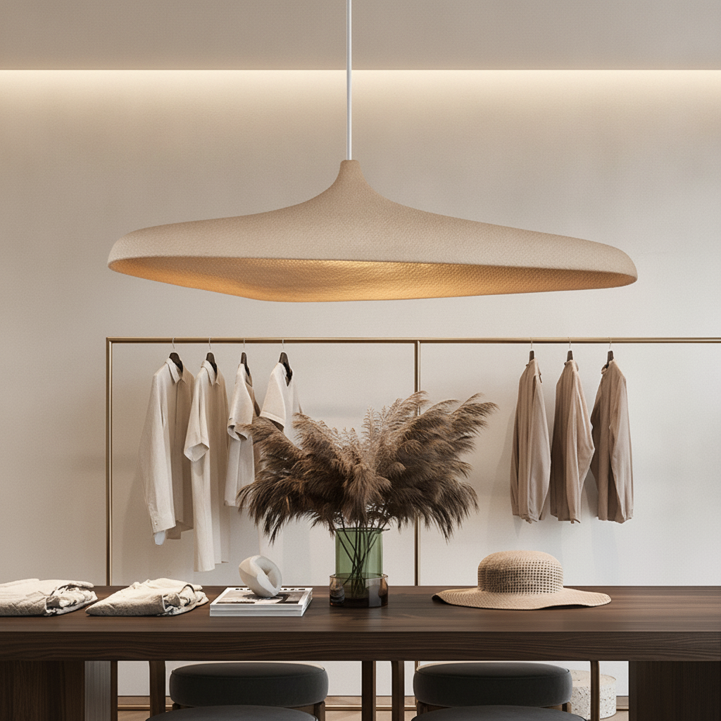 Elegant LED Pendant Light with Warm Illumination | Serene Design