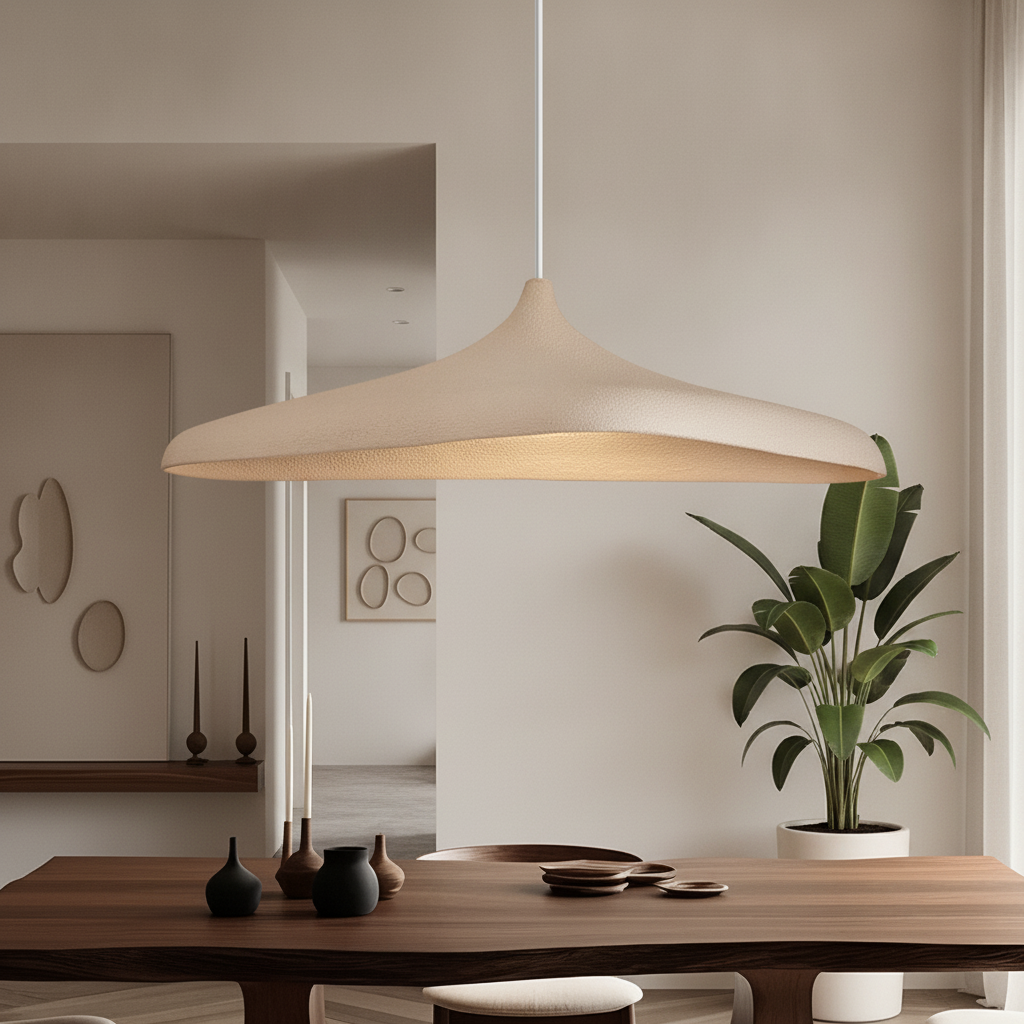 Elegant LED Pendant Light with Warm Illumination | Serene Design