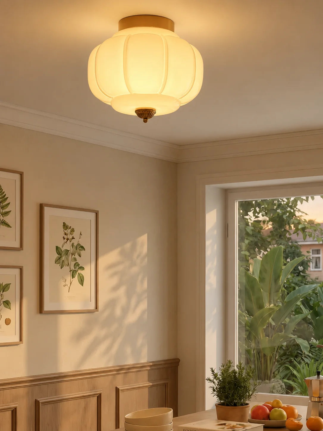 Elegant Modern Flush Mount Ceiling Light Fixture
