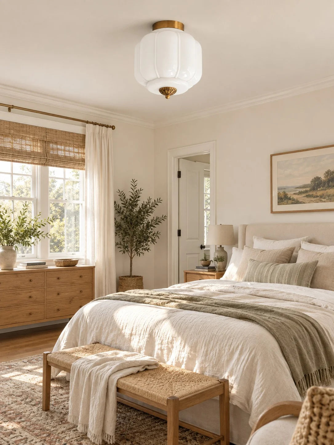 Elegant Modern Flush Mount Ceiling Light Fixture