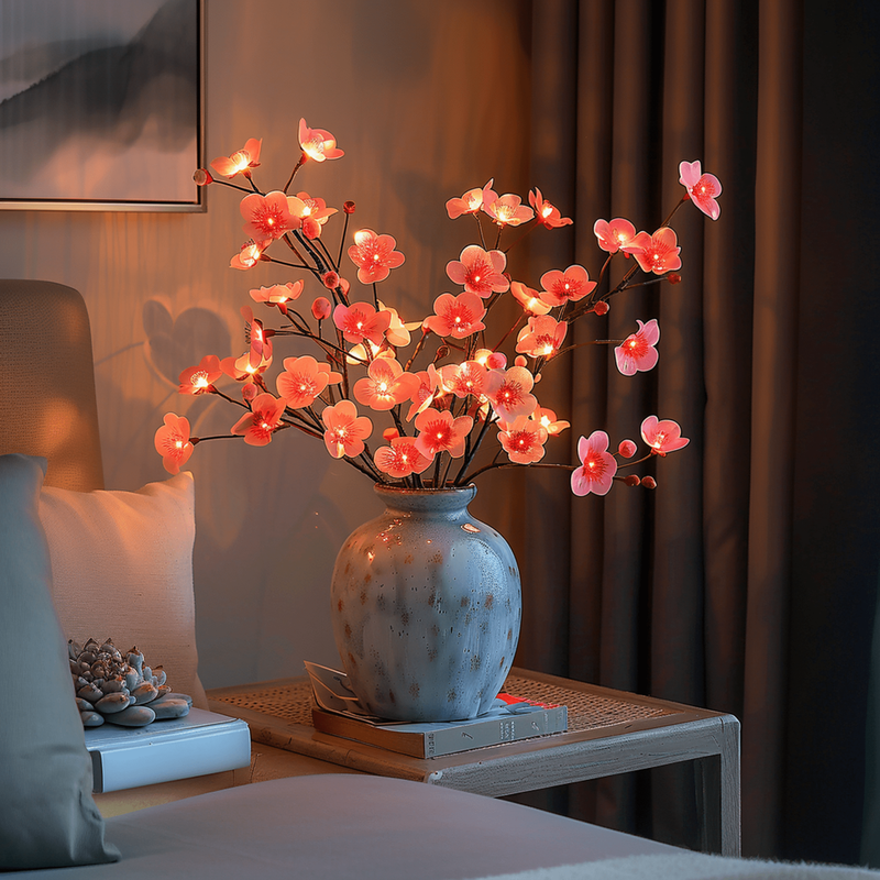 Elegant Olive Branch Fairy Lights | 120 LEDs with Bendable Design