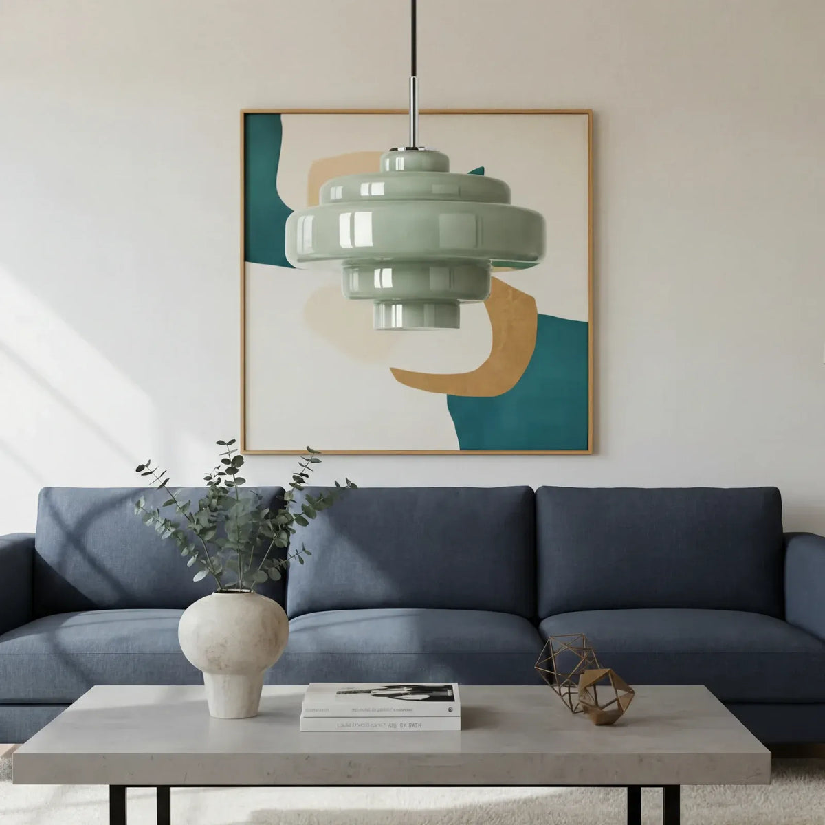 Elegant Orange Glass Pendant Light for Modern Spaces