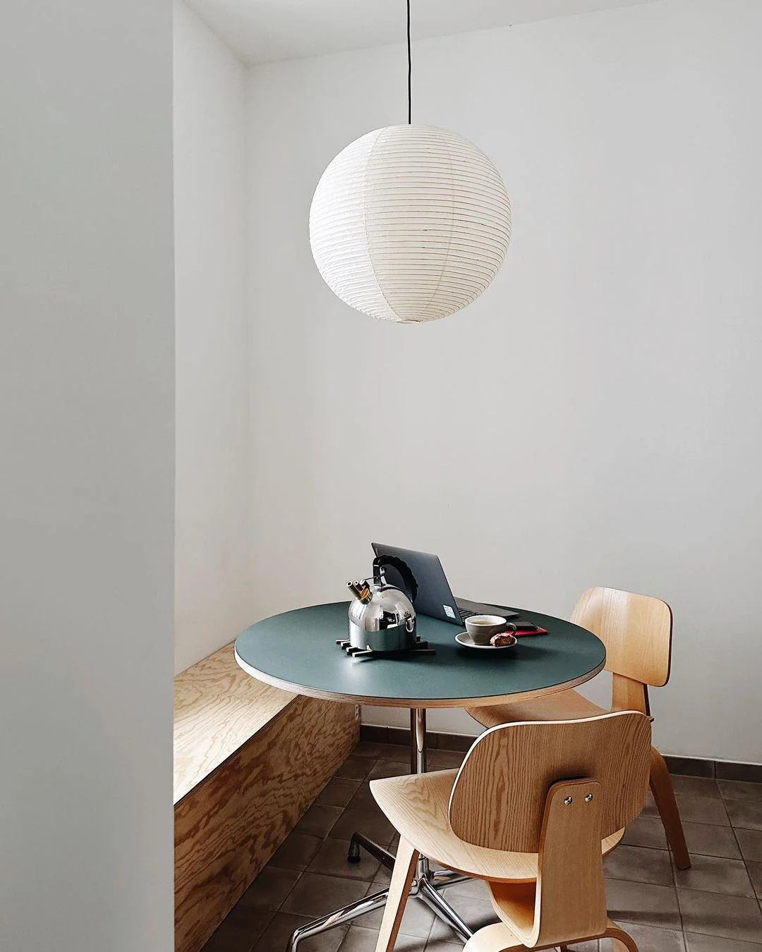 Elegant Rice Paper Globe Pendant Light
