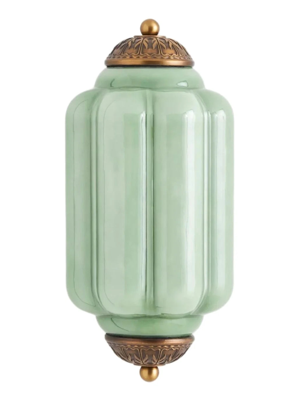 Elegant Vintage Milk Glass Wall Sconce with Metal Accents