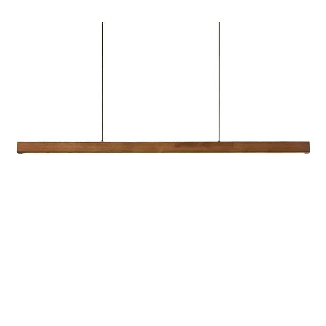 Ivalo Collection | Wood LED Pendant Light with Adjustable Height